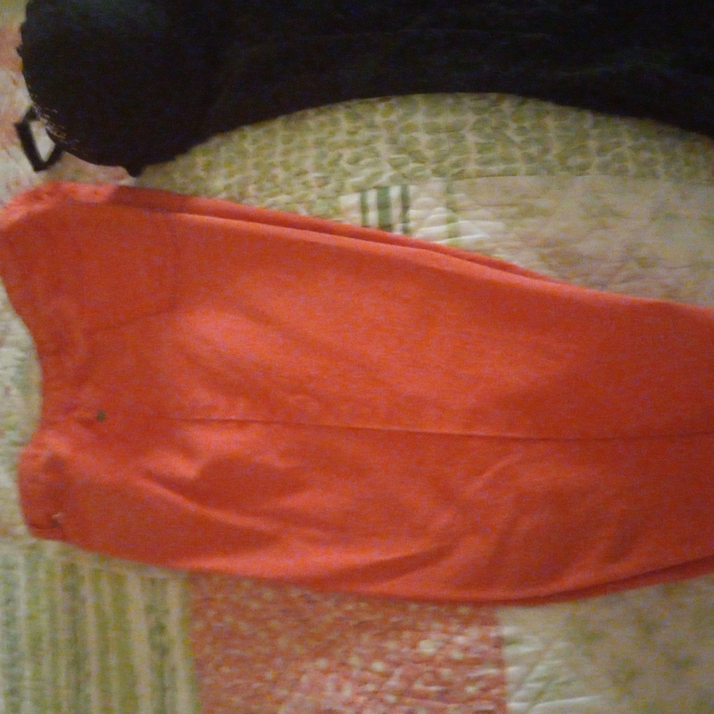 Orange size 7 pants
